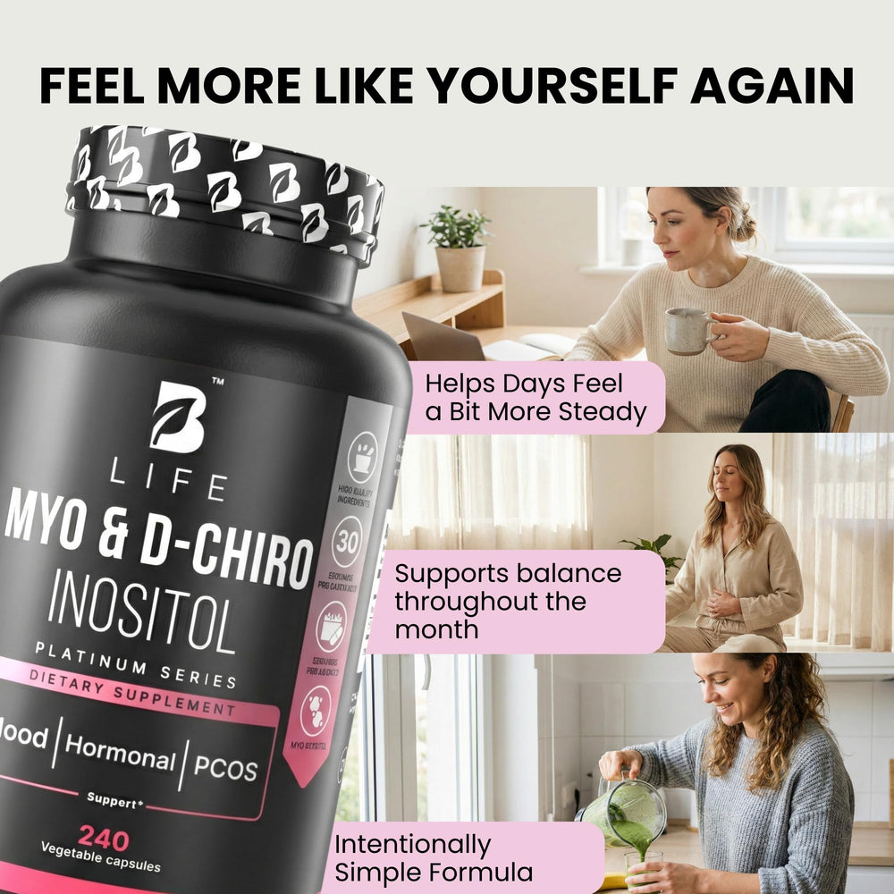 B Life Company clean label vegan gluten-free formula appears on packaging