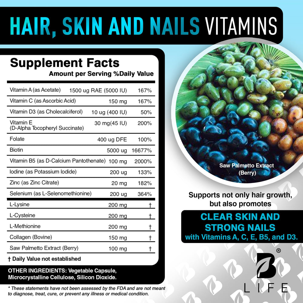 B Life Company label closeup shows non-GMO and gluten-free formula