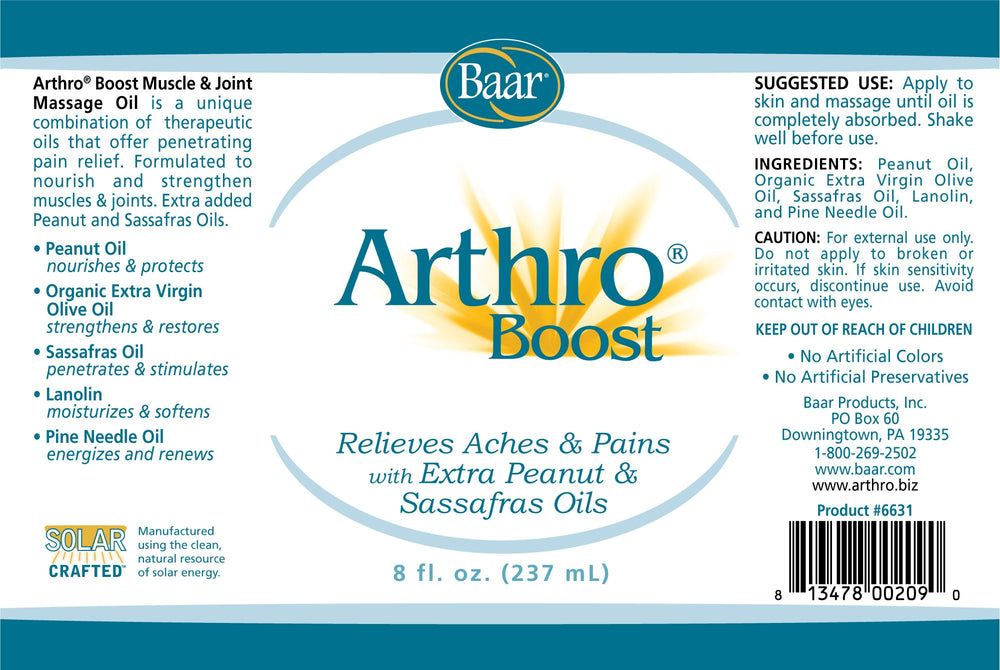 Pouring Baar Arthro Boost to nourish muscles after activity.