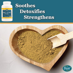 Baar Slippery Elm Powder scoop ready to measure and mix