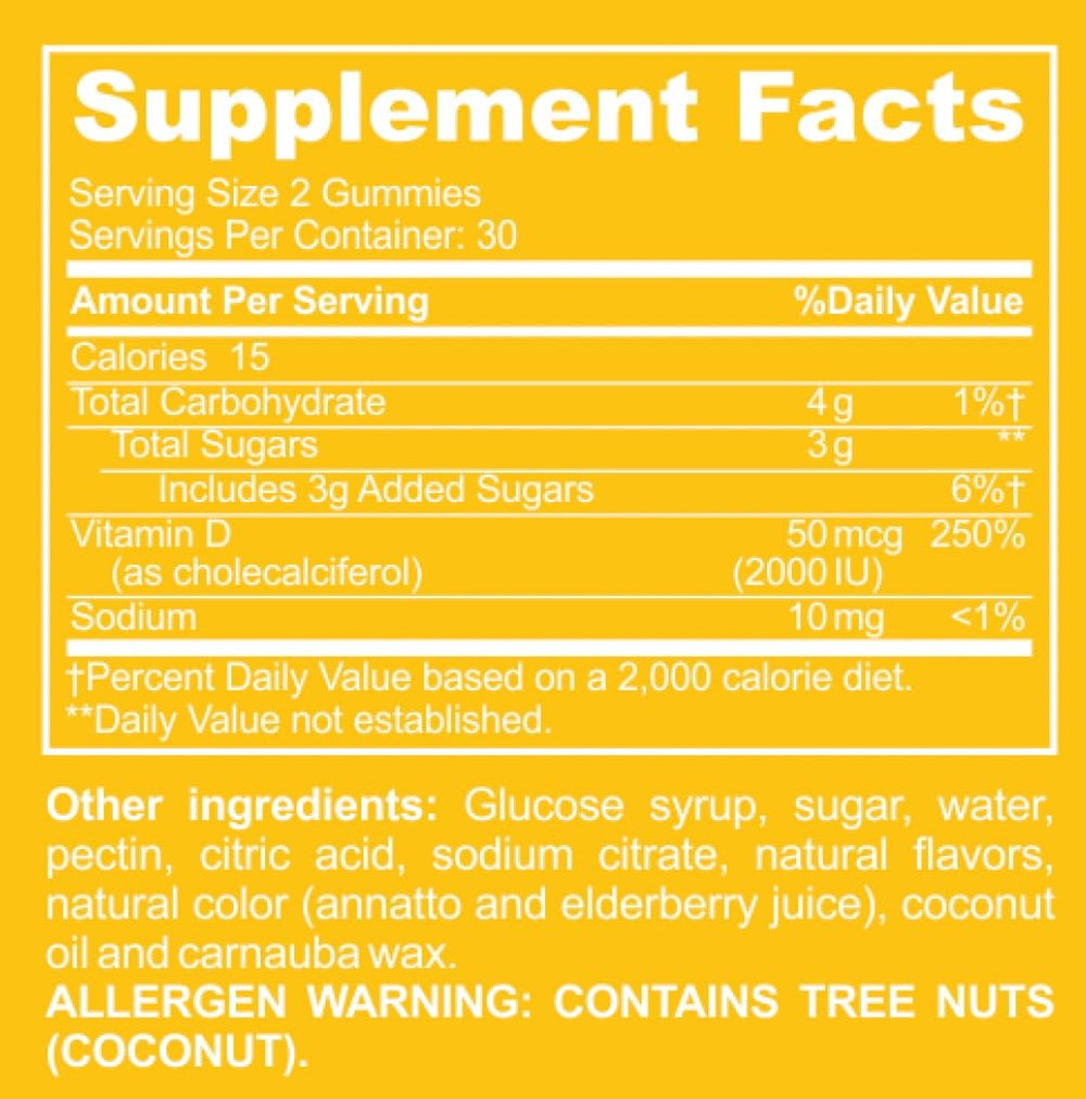 Baby Blues Brightside label front showcases non-GMO, gluten-free, soy-free formulation for clean supplementation.