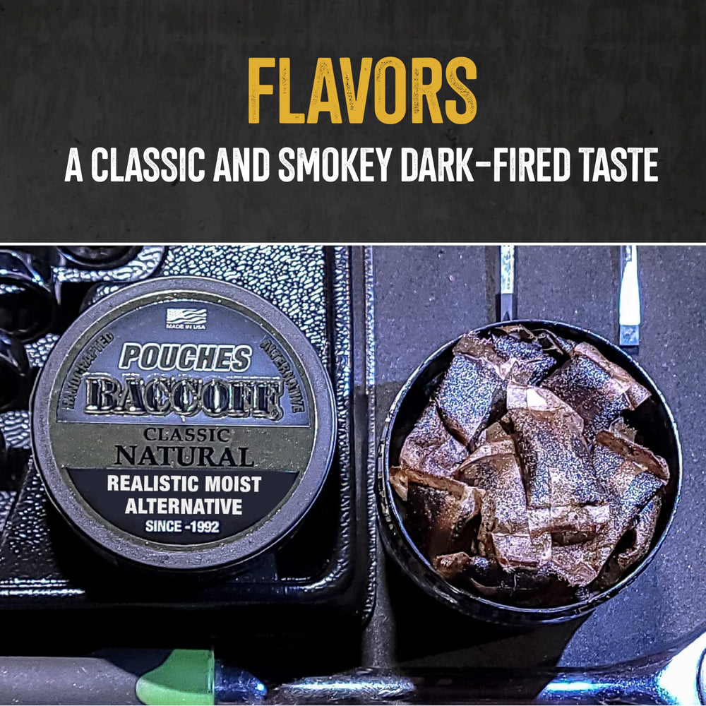 BACC OFF Classic Natural Pouches dark tea base showcases premium, authentic profile.