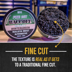 BACC OFF Fine Cut pinch in action demonstrates traditional use