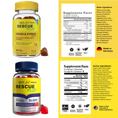 Closeup of Mood & Stress gummies suggesting daily stress support and balance.