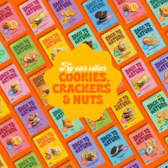 Pantry display of Back to Nature cookies highlighting wholesome snacking.