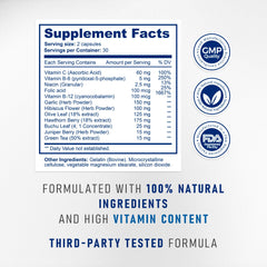 BACTICURE Audio Calm dosage scene suggests easy daily intake.