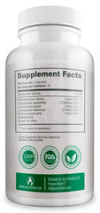 BACTICURE Bacterium Plus bottle on a desk in a calm wellness setup