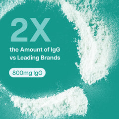Baese Nutrition IgG immunoglobulins colostrum powder bottle highlights immune-support features