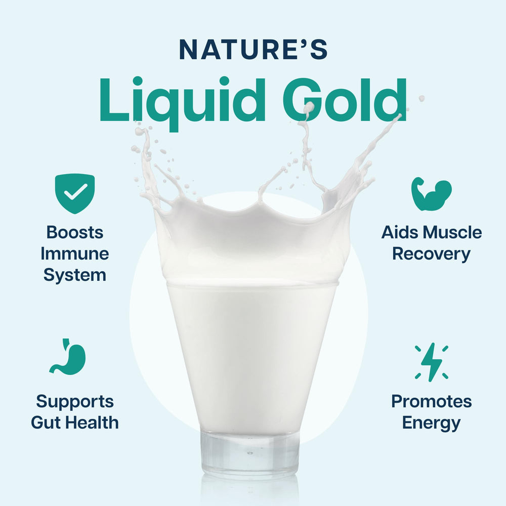 Baese Nutrition probiotics colostrum powder scoop emphasizes gut health support