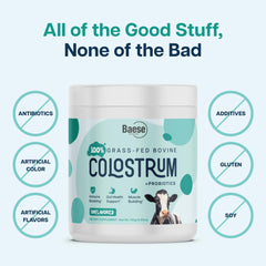Baese Nutrition sourcing image highlights grass-fed supply chain for natural ingredients