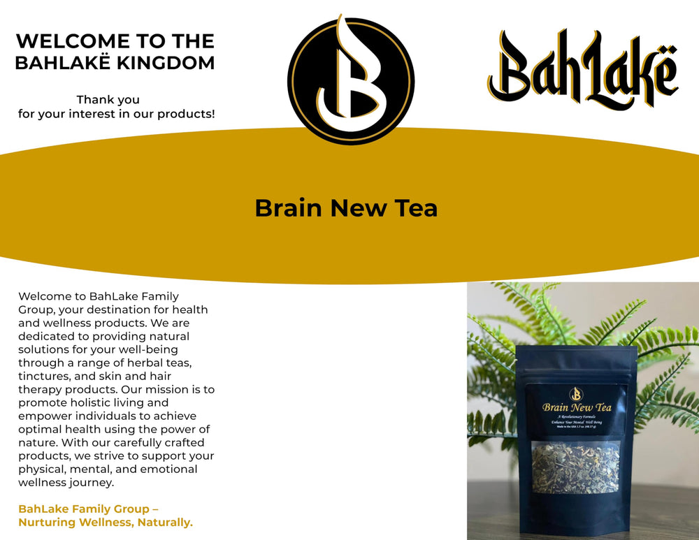 Brain New Tea being poured into a cup for a calm lift.