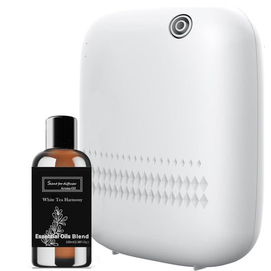 BAIESHIJI upgraded diffuser in a living room showing broad coverage