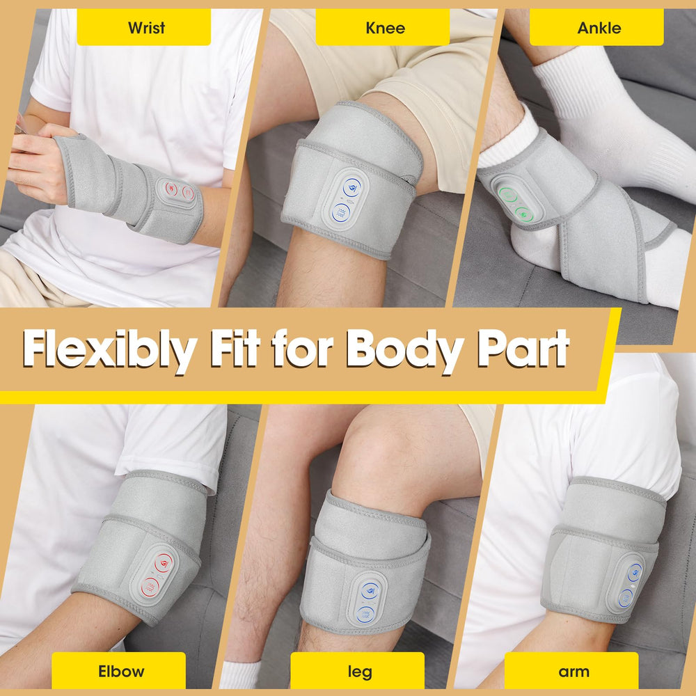 BAISEMAIN extended-27-inch-wrap provides multi-point support for wrists, hands, elbows, and knees