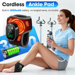 BAISEMAIN foot and ankle massage in action supports improved blood flow.