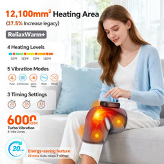 BAISEMAIN knee massager heat side strap for secure fit during activity and extended use.