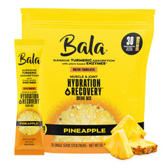 BALA Enzyme Hydration turmeric packets for steady energy during workouts