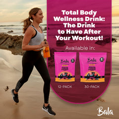 BALA Enzyme Hydration zero-sugar electrolytes emphasize sugar-free hydration.