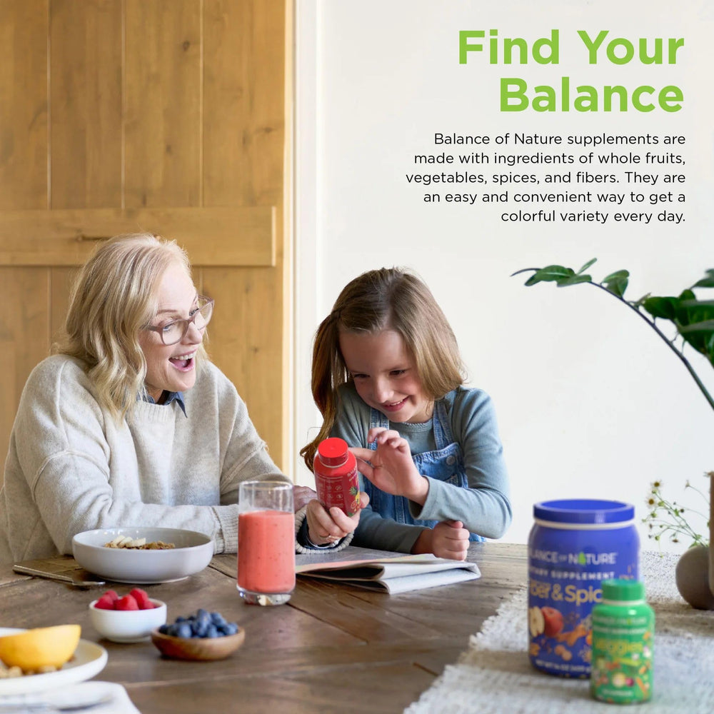 Balance of Nature vacuum-cold process detail on packaging.