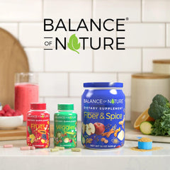 Balance of Nature Veggies label with gluten-free and kosher certifications