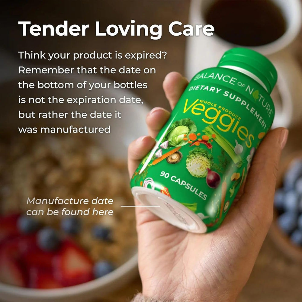 Balance of Nature Veggies Whole Health System bundle display