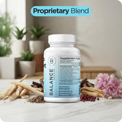 Balancebreens Vertigo Relief capsules taken as part of a morning routine.