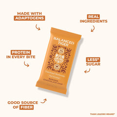 Balanced Tiger full-dose lions mane bar cut-open — shows mushroom blend