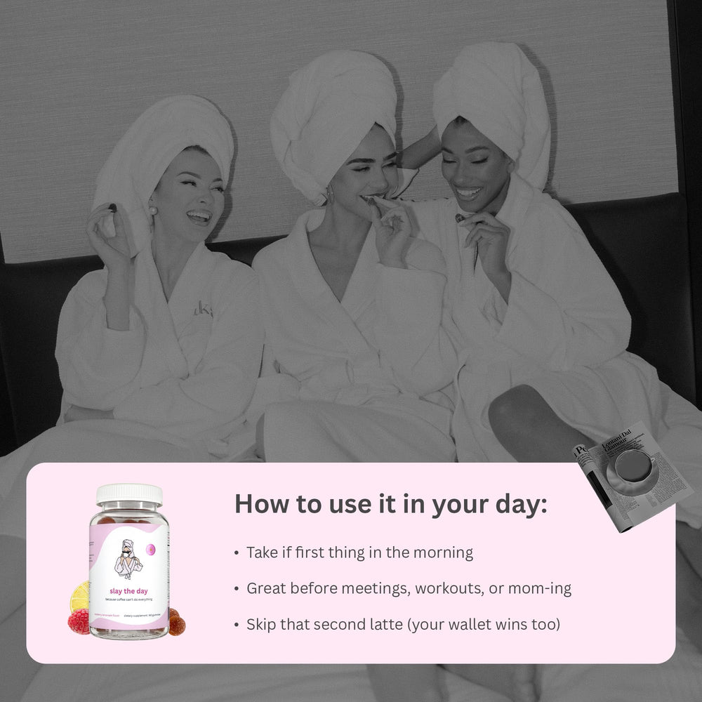 Balancing Act Slay The Day ingredient balance emphasizes energy support