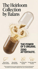 Balans Co ovary image emphasizes hormonal balance and natural rhythm.