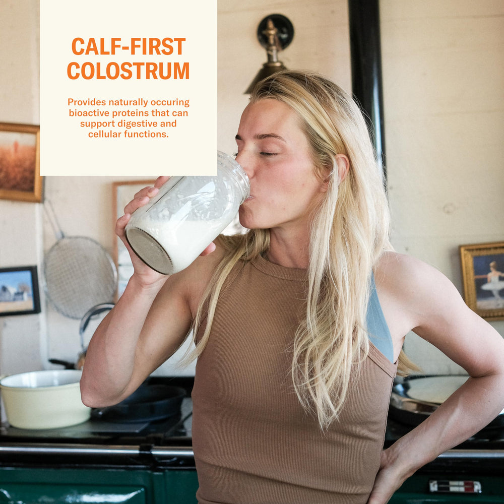 Ballerina Farm hemp hearts visible in mix, plant-based protein texture