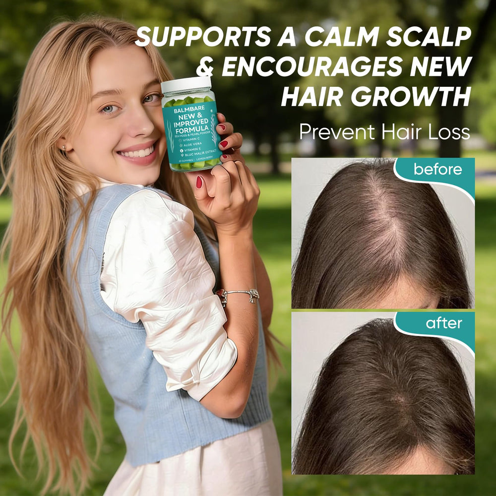 Balmbare Revive vitamin E soft chews supporting nail health.