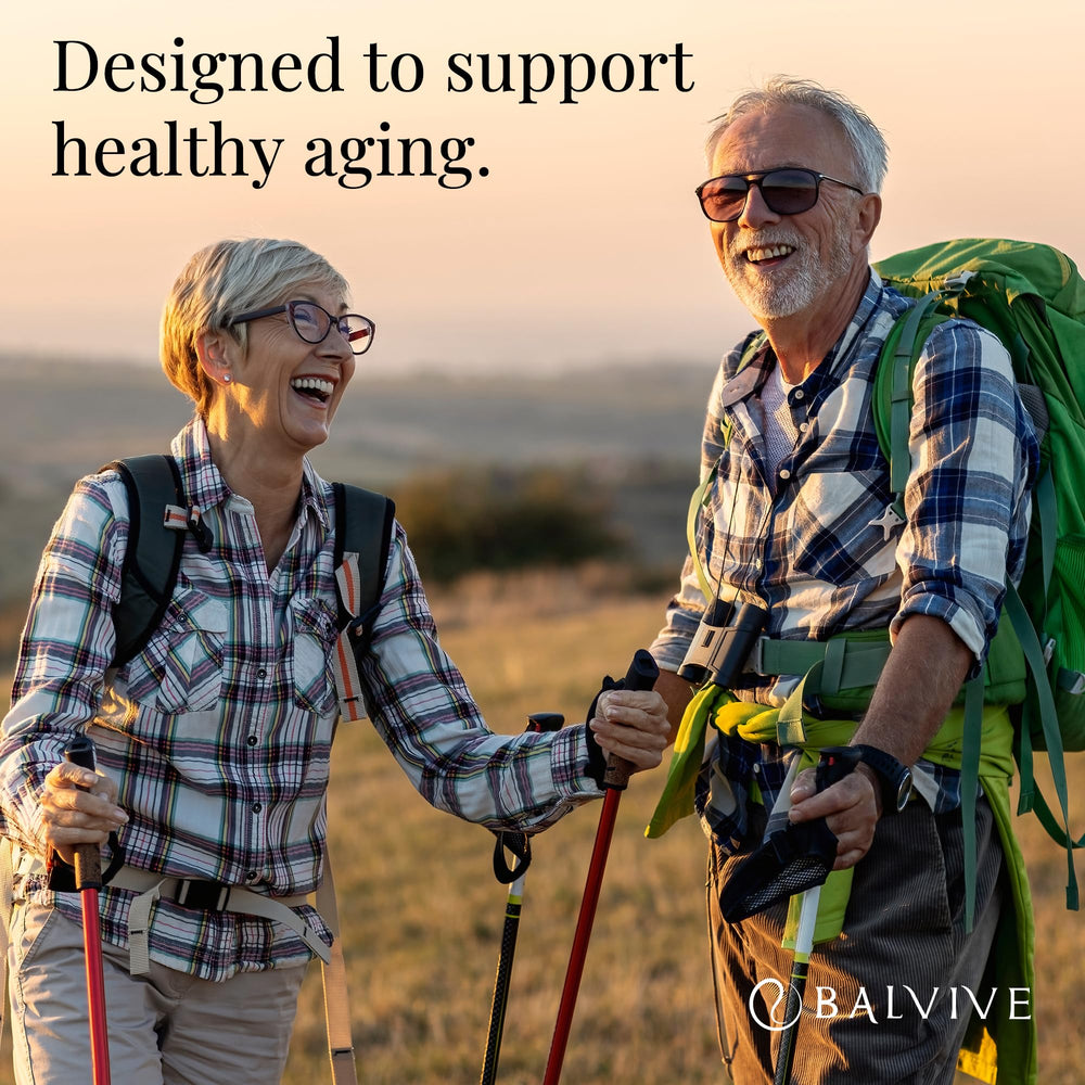 BALVIVE NAD+ packaging and outer carton for gift-ready wellness.