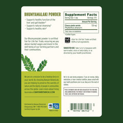 Banyan Bhumyamalaki powder in glass for daily beverages