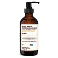 Sustainability label on Banyan Botanicals Ashwagandha Oil+ packaging