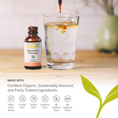Precise dosage dropper of Banyan Botanicals Immune Strong