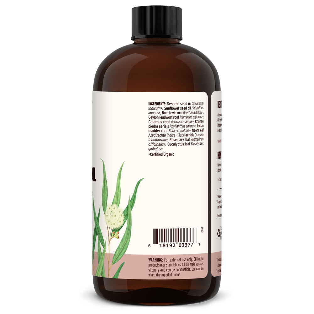 Abhyanga ritual with Banyan Kapha oil for soothing skin care