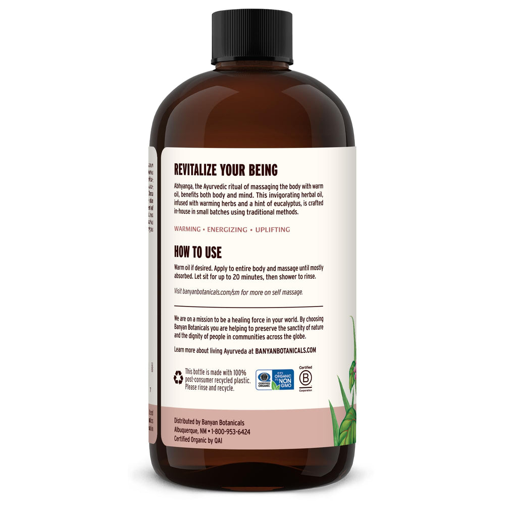 Warm Kapha oil therapy ideal for cooler days and comfort