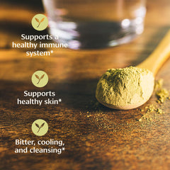 Neem Powder bulk container suggests a 1 lb supply for steady routines.