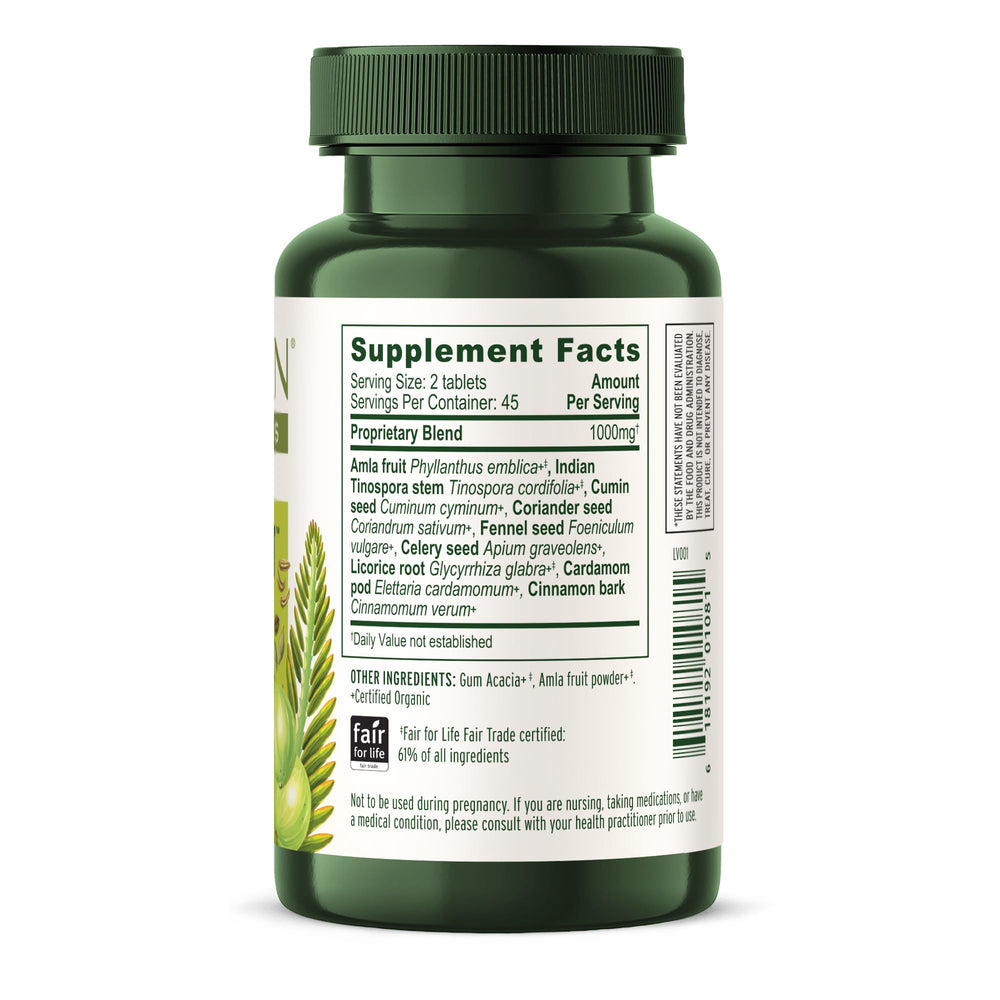 Banyan Botanicals Pitta Digest packaging on display for easy shopping.
