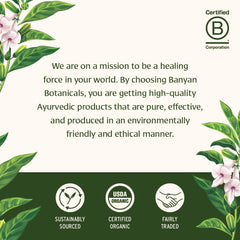 Sustainable packaging and non-GMO formulation statement.