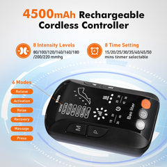 Bao liter control panel with LCD display for mode and intensity selection