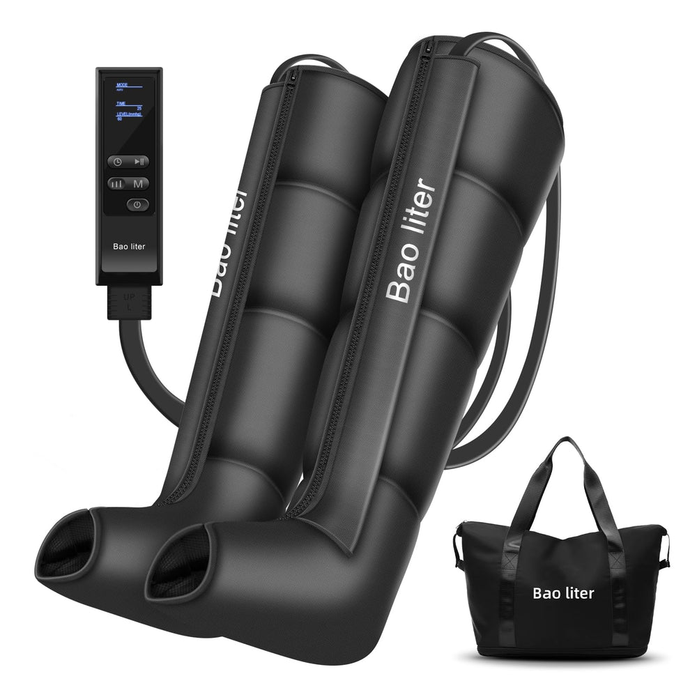 Bao liter leg compression massager delivers full-leg relief and circulation boost