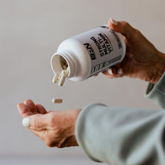 BARE PERFORMANCE NUTRITION BPN Strong Multi-Vitamin serving scoop demonstrates simple daily dosage.