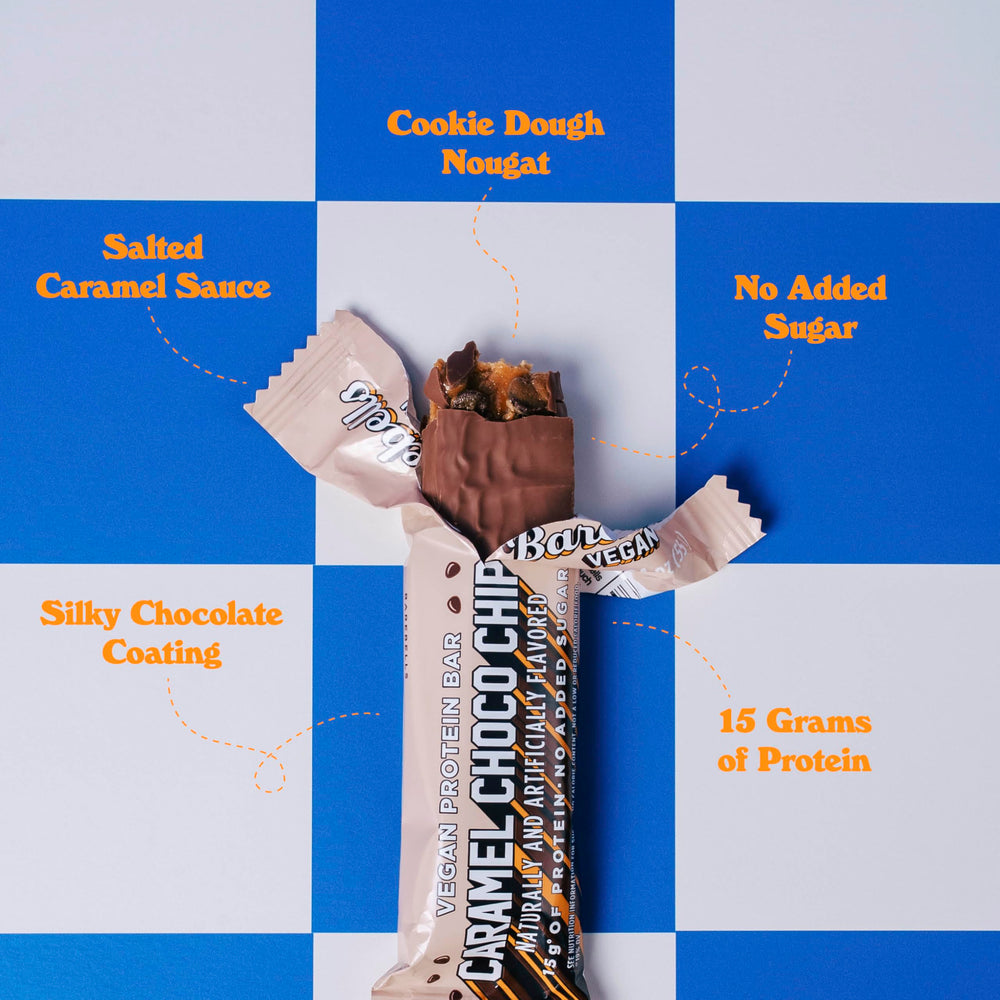 Barebells vegan protein bar texture with milk chocolate coating for a satisfying snack