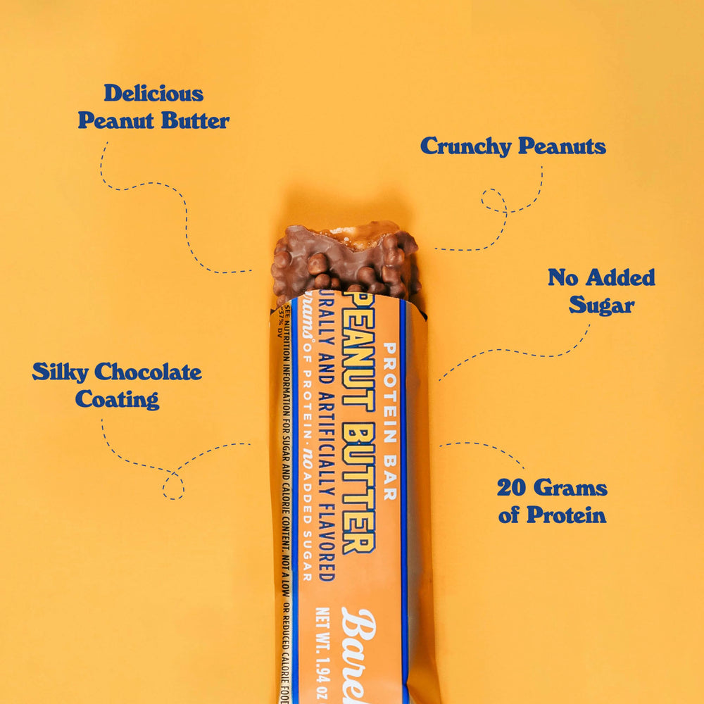 Barebells protein bar soft texture with crispies for a tasty bite