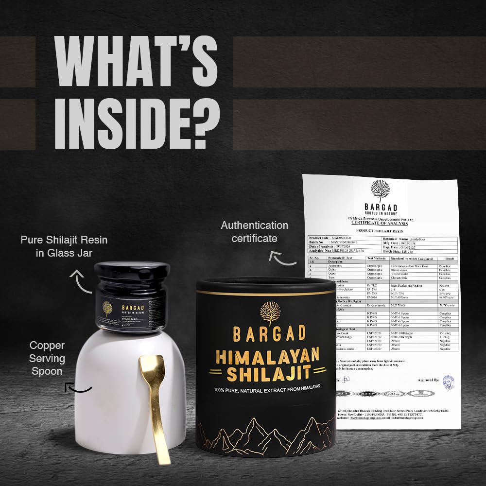 Bargad Lab-Tested Shilajit Label communicates quality for discerning buyers