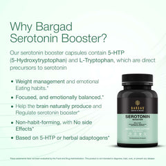 Bargad Serotonin Support packaging on a clean counter for daily use