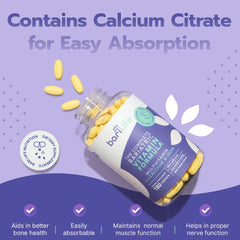 Calcium citrate absorption diagram from Bari Life