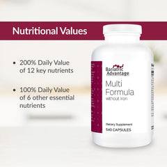 Bariatric Advantage bottle shown in a typical daily routine setting.