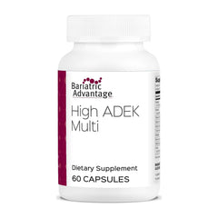 Bariatric Advantage High ADEK Multi bottle shown for daily post-surgery nutrition