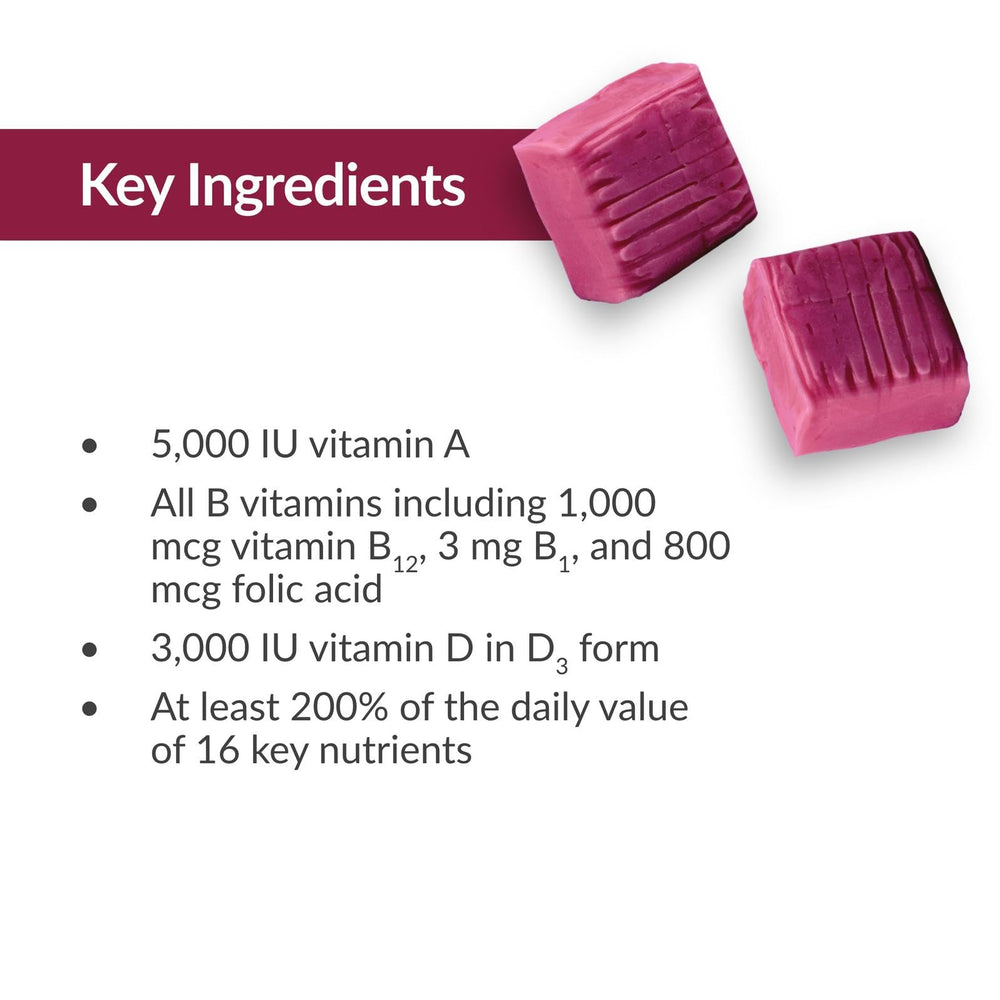 Bariatric Advantage dark cherry chews offer a flavorful daily supplement